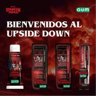 Diseño grafico para la marca Gum con tematica de stranger things