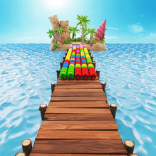 Juego de esferas de colores en el mar, Campaña de animacion 3d por digital 10.