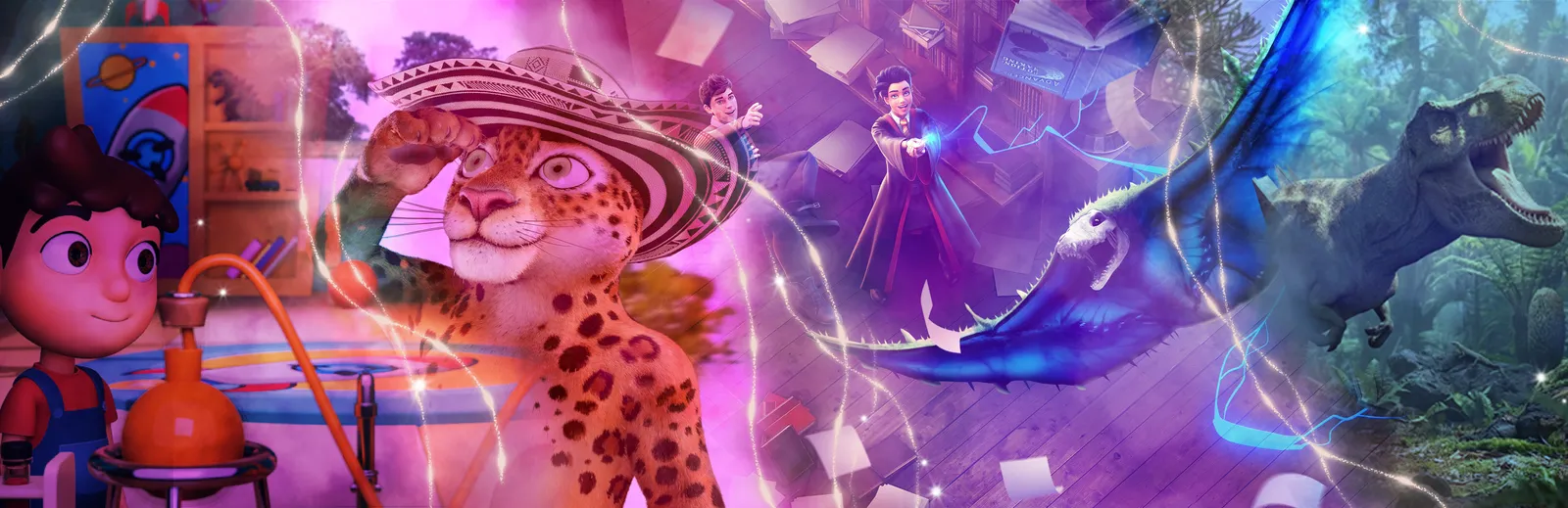 Banner con imagenes de los proyectos de Digital 10