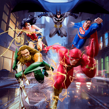 Personajes 3d de la liga de la justicia, por digital 10