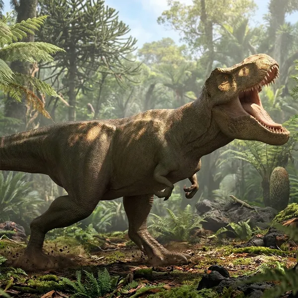 T rex animado en 3d por digital 10