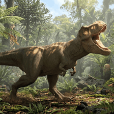 T rex animado en 3d por digital 10