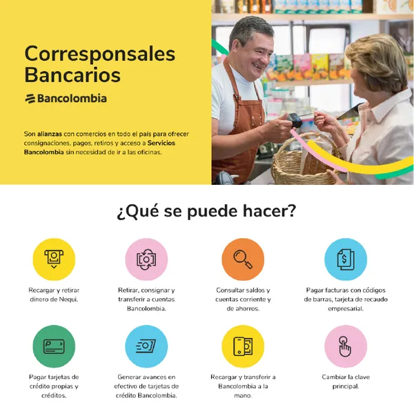 Diseño grafico para bancolombia